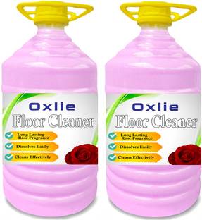 Oxlie 10 Ltr. Floor Cleaner Premium Best in Quality Gives Shine on the floor|Fragrance Rose