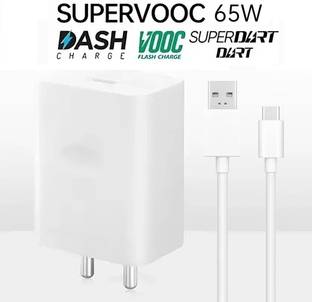 CLAT 65 W SuperVOOC 6 A Wall Charger for Mobile with Detachable Cable