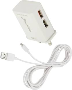 Deepsheila 12 W Adaptive Charging 3.4 A Wall Charger for Mobile with Detachable Cable