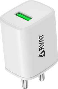 RVAT 18 W Quick Charge 3.1 A Wall Charger for Mobile with Detachable Cable