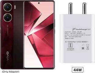मैक 44W Flash Charger Adapter Only Compatible with Vivo V29e & Other Smartphones मोबाइल चार्जर
