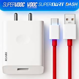 RoarX 33 W SuperVOOC 6 A Wall Charger for Mobile with Detachable Cable