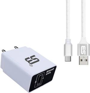 SB 18 W Quick Charge 3.4 A Wall Charger for Mobile with Detachable Cable