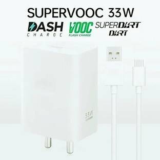 yazone 33 W SuperVOOC 6 A Wall Charger for Mobile with Detachable Cable