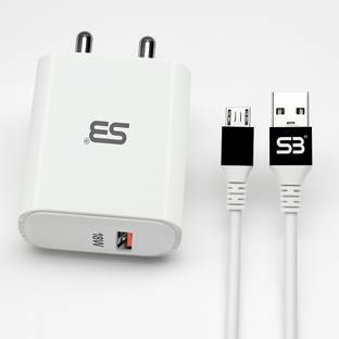 SB 18 W Quick Charge 3.4 A Wall Charger for Mobile with Detachable Cable