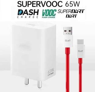 CLAT 65 W SuperVOOC 6 A Wall Charger for Mobile with Detachable Cable