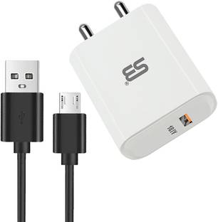 SB 18 W Quick Charge 3.1 A Wall Charger for Mobile with Detachable Cable
