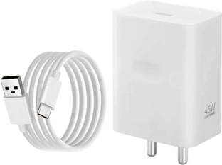 OPPO 45 W SuperVOOC 3 A Wall Charger for Mobile with Detachable Cable