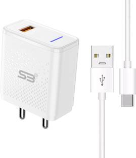 SB 18 W Quick Charge 3.1 A Wall Charger for Mobile with Detachable Cable