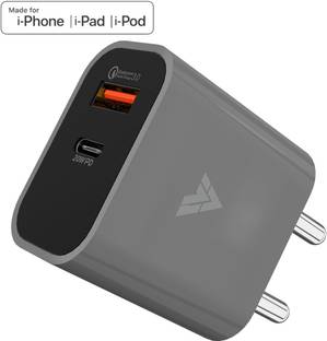 DR VAKU 20 W Quick Charge 3.1 A Multi-pin Wall Charger for Mobile