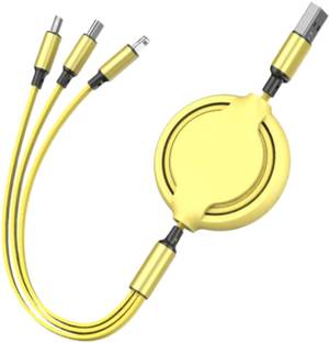 Chias Quick Charge 3 A Multi-pin Wall Charger for Mobile with Detachable Cable