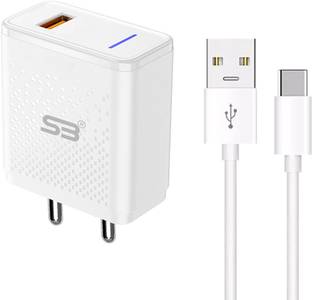 SB 18 W Quick Charge 3.1 A Wall Charger for Mobile with Detachable Cable