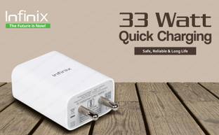 Infinix 33 W Supercharge 3.4 A Wall Charger for Mobile