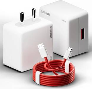MAK 65 W SuperVOOC 3.1 A Wall Charger for Mobile with Detachable Cable