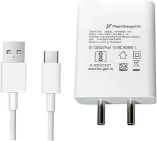 vivo 44 W Quick Charge 4 A Wall Charger for Mobile with Detachable Cable