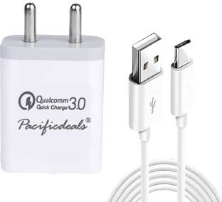 Pacificdeals 18 W Qualcomm 3.0 3 A Wall Charger for Mobile with Detachable Cable