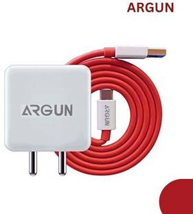 ARGUN 65 W SuperVOOC 6 A Wall Charger for Mobile with Detachable Cable
