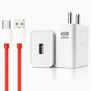 RVAT 45 W SuperVOOC 5 A Wall Charger for Mobile with Detachable Cable