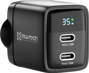 MuvTech 35 W PD 5 A Wall Charger for Mobile
