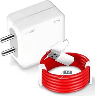 JUVITEK 80 W SuperVOOC 6 A Wall Charger for Mobile with Detachable Cable