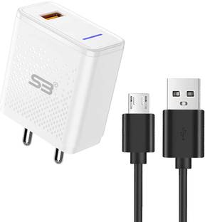 SB 18 W Quick Charge 3.1 A Wall Charger for Mobile with Detachable Cable