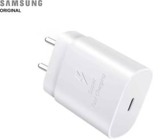 SAMSUNG Original 25W, Type C Power Adaptor compatible for all Samsung Devices (Super Fast Charge 3.0) (White)