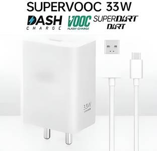 zingzone 33 W SuperVOOC 6 A Wall Charger for Mobile with Detachable Cable