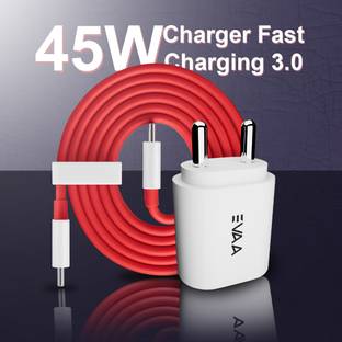 EVAAENTERPRISES 45 W SuperVOOC 6 A Wall Charger for Mobile with Detachable Cable
