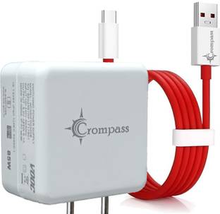 CROMPASS 85 W SuperVOOC 6 A Wall Charger for Mobile with Detachable Cable