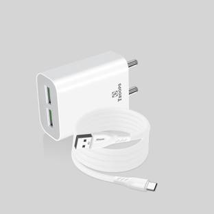 TP TROOPS 18 W Quick Charge 3.4 A Wall Charger for Mobile with Detachable Cable