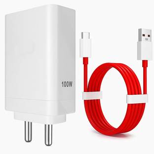 RVAT 100 W SuperVOOC 9 A Wall Charger for Mobile with Detachable Cable