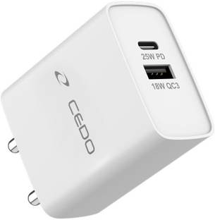 CEDO 25 W Quick Charge Dual Port Mobile Charger