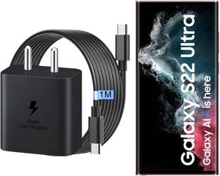 YCNEX 45 W Quick Charge 5 A Wall Charger for Mobile with Detachable Cable