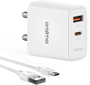 ORAIMO 33 W 3 A Wall Charger for Mobile with Detachable Cable