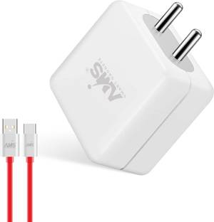 AMS 30 W Supercharge 3 A Wall Charger for Mobile with Detachable Cable
