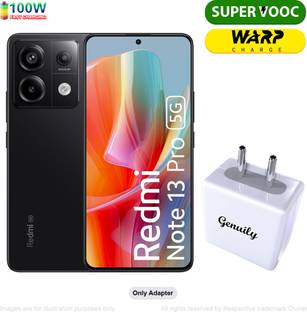 Genuily 100 W SuperVOOC 6 A Wall Charger for Mobile