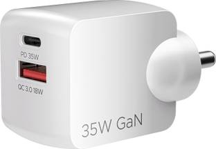 boAt 35 W GaN 3 A Wall Charger for Mobile