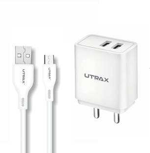 UTRAX 12 W 3.1 A Wall Charger for Mobile with Detachable Cable