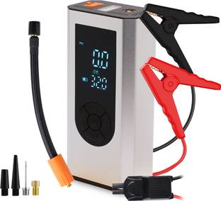 Starq Smart 2-in-1 Battery Jump Starter & Tyre Inflator 160 PSI 8000 mAh | Power Bank 1 ft Battery Jumper Starter