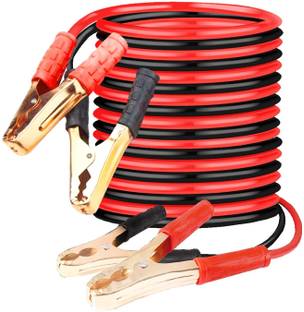 DONDA Jumper Cable Battery Booster Wire Clamp with Alligator Wire 500 AMP 7 ft Battery Jumper Cable