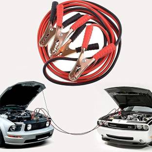 Everglow Car Heavy Duty Auto Jumper Cable Battery Booster Wire Clamp Basics Jumper Cable 7 ft Battery Jumper Cable