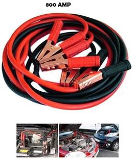 CARMAZE Car Heavy Duty 800AMP Jumper Booster Cable 6.5 ft Battery Jumper Cable