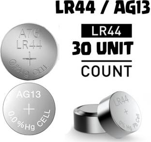 TONSY LR44 / AG13 / 357A / A76 / SR44 1.5v Button Cell  - Pack Of 30   Battery