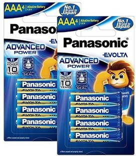 Panasonic EVOLTA LR03EG-8B Alkaline AAA , 8-PCS  Battery