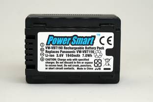 Power Smart VW-VBT190  for Panasonic VW-VBT190 & HC-V160, V160K, V160GK, V180  Battery