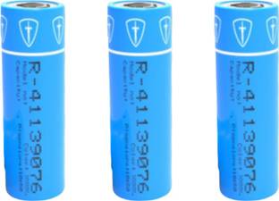 Tiitan 2000mAh Lithium ion 18650 3C Rechargeable 3.7V  Cell Pack of 3  Battery