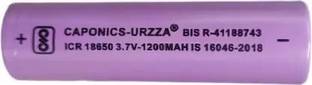 BSVR 123 Rechargeable Lithium-Ion 18650 Cell Emergency Light Torch PowerBank  Battery