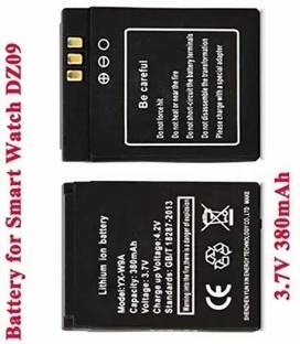 NKL Original Smartwatch  09 Certified Suitable for DZ09, V8, A1, X6 380mAh  Battery