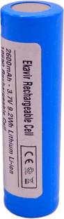 Ekavir 18650 battery rechargeable lithium cell li-ion 3.7V 2600mah high capacity  Battery