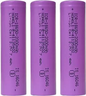 Floricx 3.7V ICR 18650 2000mAh Lithium Ion Rechargeable   Battery
